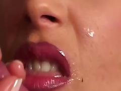 Hot Creamy Lipstick Cumshot tube porn video