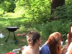 Party in the woods over sexy sex tube porn video