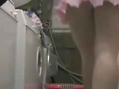 In the washing machine tube porn video