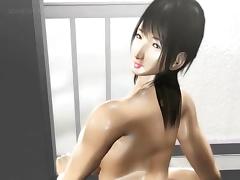 Smoking hot anime girl takes cock in her dripping cunt tube porn video