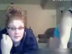 Chubby babes on a webcam show tube porn video