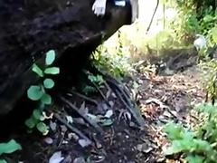 pair receives nasty in woods tube porn video