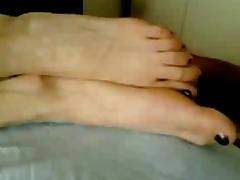 Sexy feet tube porn video