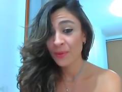 Feisty Latina slut shows her goods tube porn video