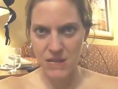 Kinky wife receives a huge facial tube porn video