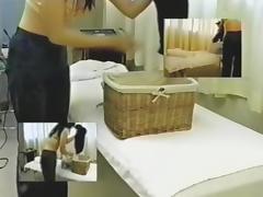 Adorable Japanese enjoys a kinky voyeur erotic massage tube porn video