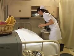 Jap naughty nurse gets crammed by her elderly patient tube porn video