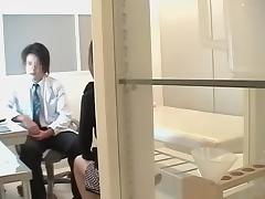 Japanese pussy examined by expert in medical porn video tube porn video