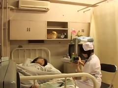 Sweet Japanese nurse dicked in medical fetish video tube porn video