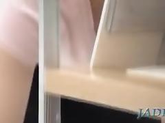 Fucking hot japanese brabazons revealed in sexy voyeur video tube porn video
