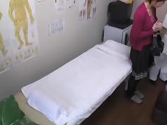 Short haired Japanese nailed in voyeur massage video tube porn video