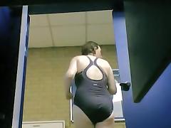 Great cellulites ass naked of dressing room fem in swimsuit tube porn video