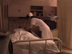 Japanese hardcore sex video with a pretty Asian nurse tube porn video