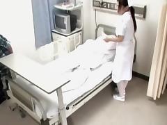 Awesome nurse screwed by her patient in voyeur medical video tube porn video