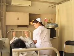 Hardcore Japanese fucking for a pretty and kinky nurse tube porn video