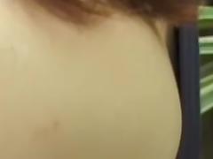 Japanese blonde slut puts make up on in free voyeur video tube porn video