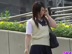 Hot Jap schoolgirls losing their pants to sharking tube porn video