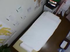 Japanese teen fingered hard in spy cam massage video tube porn video
