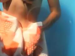 Beach cabin voyeur cam tits shaking from amateurs tube porn video