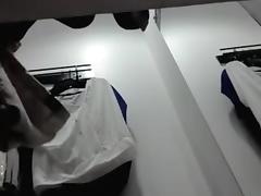 Sexy lingerie milf changing on the voyeur dressing room cam tube porn video