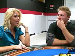 Banging Sexy MILF Dallas Diamondz's Cunt on a Poker Table tube porn video