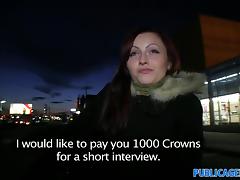 PublicAgent: Belinda given a creampie a public car park tube porn video