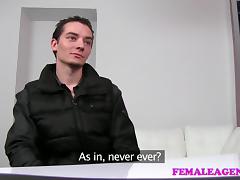 FemaleAgent: Virgin gets expert guidance from MILF tube porn video
