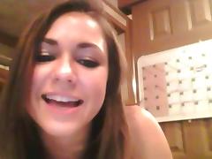 Brunette masturbates - and orgasms- on cam for her boyfriend tube porn video
