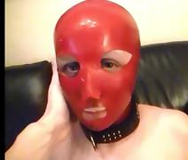 My wife latex mask tube porn video