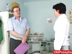 housewife Eva visits gyno doc fuck hole inspection tube porn video