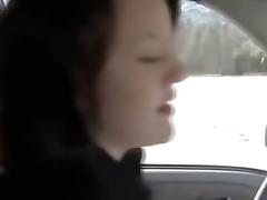 MILF car masturbation tube porn video