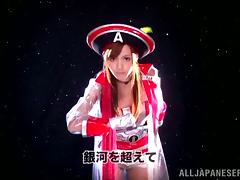 Some sexual fantasies in costumes with Aino Kishi tube porn video