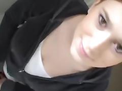 Fucking a redhead teen in the face tube porn video