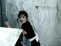 Asian maid in act tube porn video