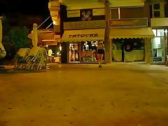 a short public walk at night in ballet heels tube porn video