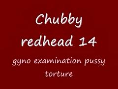 obese redhead gyno examination tube porn video