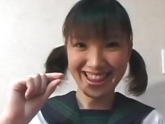 Japanese teen gets deep stimulated tube porn video