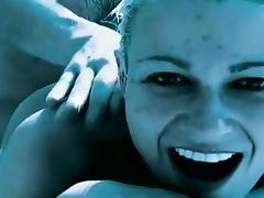 Slutty Cindy Crawford gets fucked from behind to a bathtub tube porn video