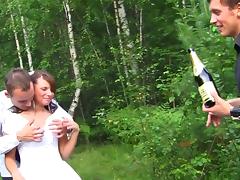 along to groom along to bride drilled hard in along to fatherland tube porn video