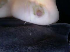Painful breast and nipple waxing tube porn video