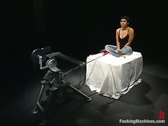 DragonLily enjoys the best DP in her life with a fucking machine tube porn video
