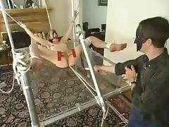 Severe device bondage for a slender chick Lucy tube porn video