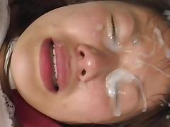 Hardcore Japanese cum-swallowing cumpilation tube porn video