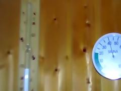 Great real German homemade video made in sauna tube porn video
