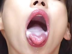 Japanese babe loves to swallow tube porn video