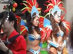 Asian girls are shaking their tits at the city fest dvd DSAM-02 tube porn video
