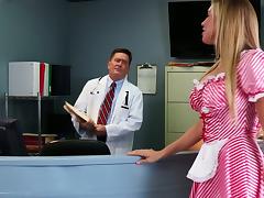 Dirty Maid In Uniform Fucking Like Crazy In Office tube porn video