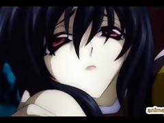 Trapped hentai in spidernet and hot fucked by shemale anime tube porn video