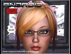 3D Comic: Android. Episode 1 tube porn video