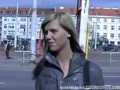 CZECH STREETS - Ilona takes cash for public sex tube porn video